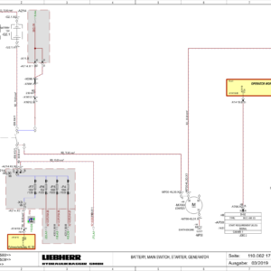 Liebherr LH40 C Hydraulic Excavator Operators Service Repair Manual - Image 5