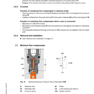 Liebherr LH60 M Hydraulic Excavator Operators Service Repair Manual - Image 3