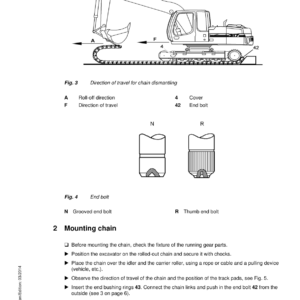 Liebherr LH60 M Hydraulic Excavator Operators Service Repair Manual - Image 4