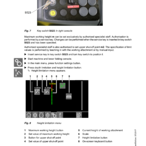 Liebherr LH80 M Hydraulic Excavator Operators Service Repair Manual - Image 4
