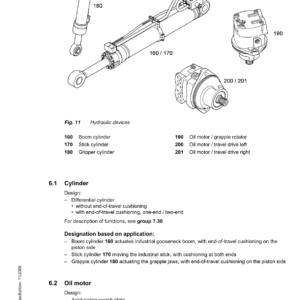 Liebherr R 984 C Litronic Hydraulic Excavator Operators Service Repair Manual - Image 5