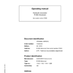 Liebherr R906 Advanced Hydraulic Excavator Operators Service Repair Manual - Image 2