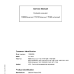 Liebherr R906 Advanced Hydraulic Excavator Operators Service Repair Manual - Image 1