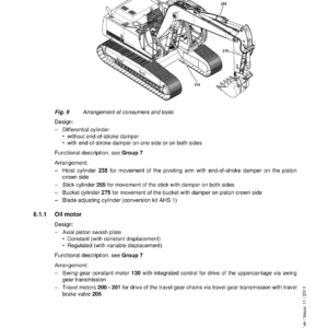 Liebherr R914 C Hydraulic Excavator Operators Service Repair Manual - Image 3
