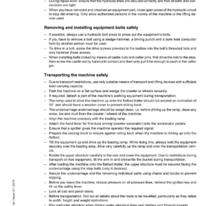 Liebherr R916 Classic Hydraulic Excavator Operators Service Repair Manual - Image 5