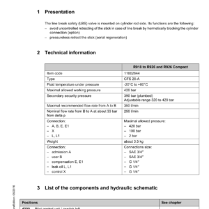 Liebherr R922 Hydraulic Excavator Operators Service Repair Manual - Image 5