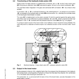 Liebherr R924 C Hydraulic Excavator Operators Service Repair Manual - Image 3