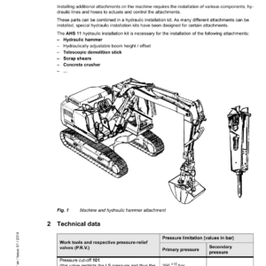 Liebherr R924 C Hydraulic Excavator Operators Service Repair Manual - Image 5