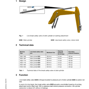 Liebherr R928 Hydraulic Excavator Operators Service Repair Manual - Image 4