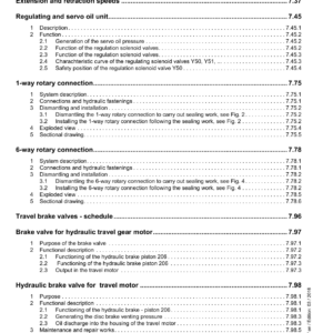 Liebherr R934 C Hydraulic Excavator Operators Service Repair Manual - Image 3