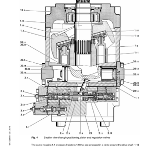 Liebherr R934 C Hydraulic Excavator Operators Service Repair Manual - Image 4