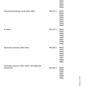 Liebherr R938 Hydraulic Excavator Operators Service Repair Manual - Image 3