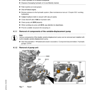 Liebherr R938 Hydraulic Excavator Operators Service Repair Manual - Image 5