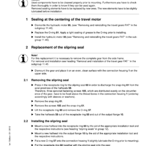 Liebherr R944 C Tunnel Hydraulic Excavator Operators Service Repair Manual - Image 3