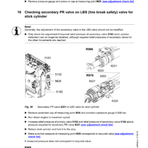 Liebherr R960 SME Hydraulic Excavator Operators Service Repair Manual - Image 3