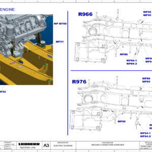 Liebherr R980 E Hydraulic Excavator Service Repair Manual - Image 2