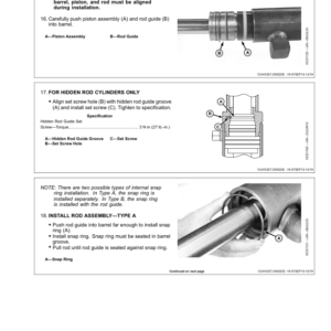 John Deere 120 Series Hydraulic Cylinders Component Technical Manual (CTM114319) - Image 3