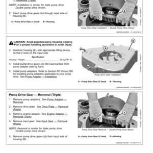 John Deere 28000, 59000 Pump Drives Component Technical Manual (CTM139719) - Image 4