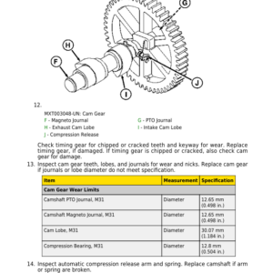 John Deere X107, X127, X167 Tractors Service Repair Manual (TM166319) - Image 2