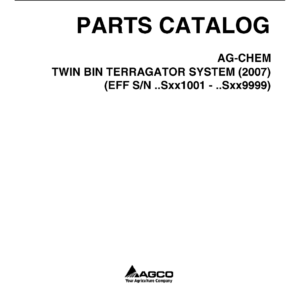 Ag-Chem Twin Bin TerraGator System Parts Catalog Manual - Image 9
