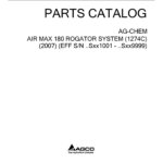 Ag-Chem Air Max 180 RoGator System Parts Catalog Manual - Image 1