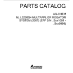 New Leader L3220G4 Multapplier RoGator System Parts Catalog Manual - Image 1