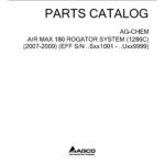 Ag-Chem Air Max 180 RoGator System Parts Catalog Manual - Image 2