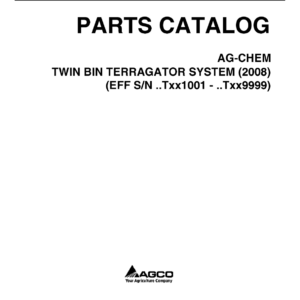 Ag-Chem Twin Bin TerraGator System Parts Catalog Manual - Image 10