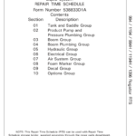 Ag-Chem 994, 1194, 994H, 1194H, 1396 RoGator Liquid System Repair Time Schedule Manual - Image 1