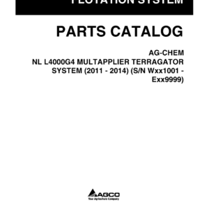 New Leader L4000G4 Multapplier TerraGator System Parts Catalog Manual - Image 3