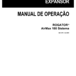 Ag-Chem RoGator Air Max 180 Sistema De Corte De Linha Operators Manual (Portuguese) VXX1001 E Posteriores - Image 1