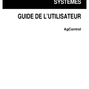 Ag-Chem Agcontrol for Sprayers Operators Manual - Image 3
