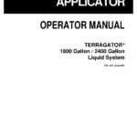 Ag-Chem TerraGator 1800 Gallon, 2400 Gallon Liquid System Flotation System Operators Manual - Image 1