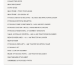AGCO Allis 82 SH Side Mounted Mower and I40, 400, I60, 600 Tractor Parts Catalog Manual - Image 1