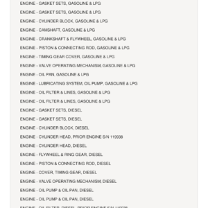 AGCO Allis D17 Tractor Parts Catalog Manual - Image 1