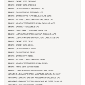 AGCO Allis D17 Tractor Parts Catalog Manual - Image 2