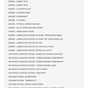 AGCO Allis 7050 Tractor Parts Catalog Manual - Image 1