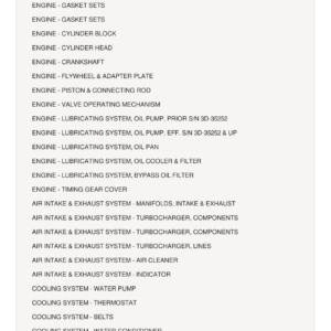 AGCO Allis 7080 Tractor Parts Catalog Manual - Image 1