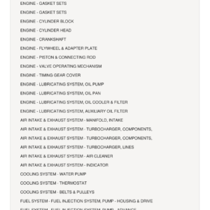 AGCO Allis 7020 Tractor Parts Catalog Manual - Image 1