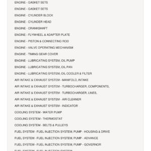 AGCO Allis 7010 Tractor Parts Catalog Manual - Image 1