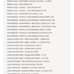AGCO Allis 330, 333 Series Pull Type Planter Frame Parts Catalog Manual - Image 1