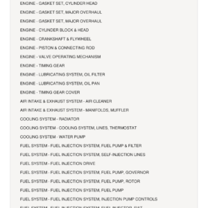AGCO Allis 5045 Tractor Parts Catalog Manual