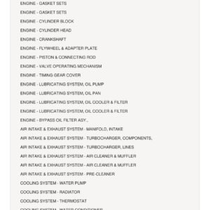 AGCO Allis 8010 Tractor Parts Catalog Manual - Image 1