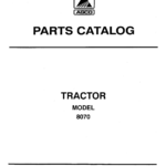 AGCO Allis 8070 Tractor Parts Catalog Manual - Image 1