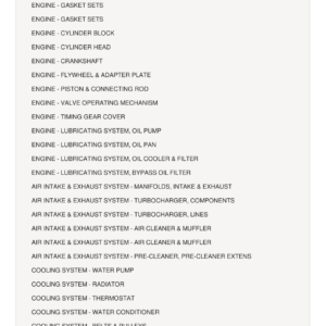 AGCO Allis 4W-220 Tractor Parts Catalog Manual