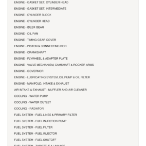 AGCO Allis 5220 HST Tractor Parts Catalog Manual