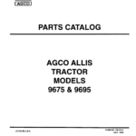 AGCO Allis 9675, 9695 Tractor Parts Catalog Manual - Image 1