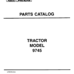 AGCO Allis 9745 Tractor Parts Catalog Manual - Image 1