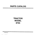 AGCO Allis 8765 Tractor Parts Catalog Manual - Image 1