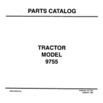 AGCO Allis 9755 Tractor Parts Catalog Manual (Before "K" SN Prefix) - Image 1